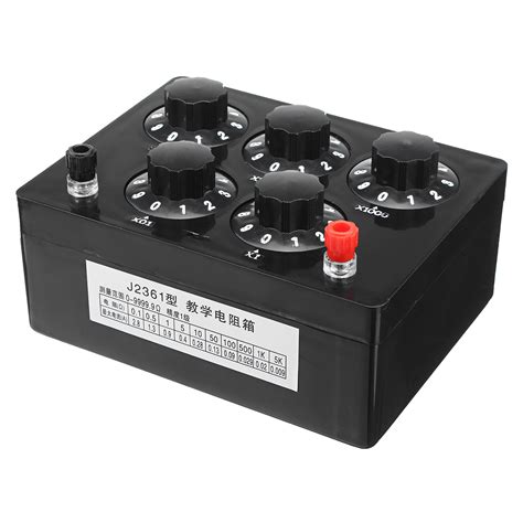 resistor box for electrical testing|adjustable resistor decade box.